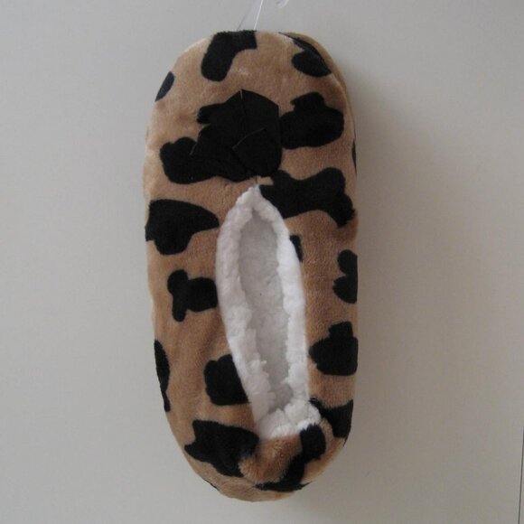 Leopard Print Bootie Slippers, NWT - Picture 3 of 4